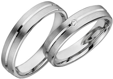 JC SILBER TRAURINGE 925 STERLING EHERINGE S049 (PAARPREIS)