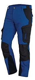 FHB Arbeitshose Florian - 1 Stück, 52, royalblau/schwarz, 35-125100-3620-52