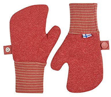 Finkid Nupujussi Knit Rot, Kinder Fausthandschuh, Größe XS - Farbe Rose