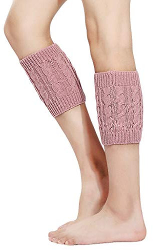 carol -1 Damen Stulpen Socken - Winter Kurze Stricken Stulpen Gestrickte Beinwärmer Leg Warmers Socken Stiefel Boot Abdeckung Legwarmer Beinstulpen Stiefelstulpen Beinlinge Kurzstulpen Bein Stulpen
