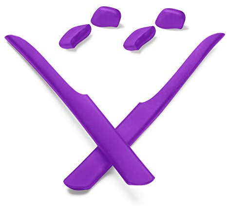 Mryok Replacement Earsocks Nosepieces Kits for Oakley Fast Jacket XL Sunglass - Purple