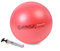 PEZZI - Gymnastikball Original Pezziball MAXAFE 65cm Ø mit Tonkey Handpumpe – Sitzball für Therapie, Sport & Büro - Universeller Trainingsball aus Flexton Silpower® belastbar bis 400 kg – Rot