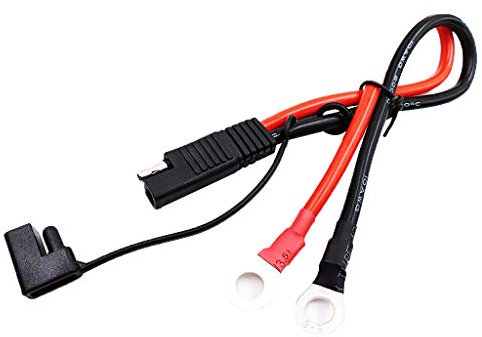 BIlinli Batterieladekabel SAE-zu-O-Ring-Anschlussstecker Kabelbaum 10AWG SAE-Schnellkabel für Motorräder, Autos usw.