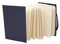 Artway Indigo - Baumwoll Rag Papier Skizzenbuch - Konzertina A6 Hochformat - 36 Seiten/18 Blätter aus 250gsm Mittlere Textur 100% Baumwoll Rag Papier - 100% Handgemachtes, Weiß