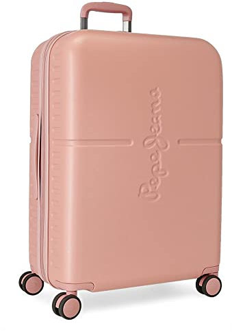 Pepe Jeans Highlight Valise moyenne 48 x 70 x 28 cm, rose, 48x70x28 cms, Valise moyenne