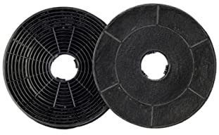EVAYP / 2x Filtro a carboni attivi/Adatto per Silverline - Amica / AF100 – AF 100 (8697412754717) per cappe da cucina