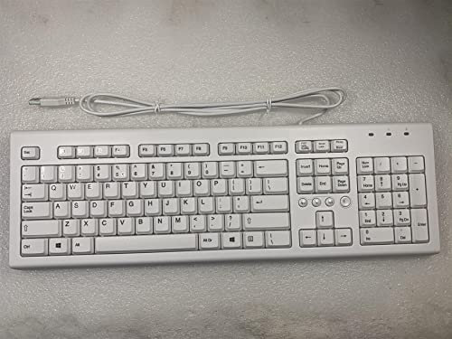 Clavier filaire USB pour HP 904367-L31 Blanc, Clavier Ordinateur