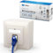 hb-digital 1 prise réseau CAT 6a pour CAT.8, CAT.7, CAT.6A, CAT.6, CAT.5 avec 1 port RJ45 | Prise de données universelle EIA/TIA 568A&B 8P8C Gigabit Ethernet RAL9010 blanc pur