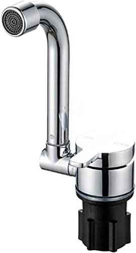 SPUZZO Froid/Chaud 360 degrés Rotation cuivre Bassin Robinet Cuisine Pliant Caravane Salle de Bain Robinet for RV Marine Bateau Camping-Car RV Accessoires