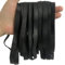 40 Stücke elastische große Gummibänder Schwarz 10mm breit Umfang 380mm Gummiband Haushaltsgummi Gummiringe Gummis Dehnbare Bänder Mülleimer Bänder für Haushalt Arbeit Büro Schule Stark haltbar