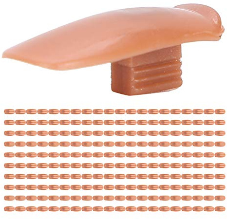 300pcs Nail Tips Acrylic Nails for Practice Hand with Firm Grip- DIY Nail Tips Practice Hand Nail Tips Training Art Salon Tool