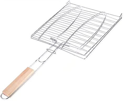 Barbacoa de Carbón Barbacoa Carbon Parrilla Portátil Para Barbacoa, Parrilla Grande Para Barbacoa, Carne, Hamburguesa, Pescado, Asa Larga, Soporte Para Parrilla, Soporte Plegable Barbacoa a Carbón Par