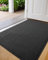 COLOR&GEOMETRY Door Mat - 43.5 x 75 cm, Non Slip Washable, Black Indoor Mats for Front & Back Door, Dog Mats for Muddy Paws