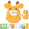 YURROAD Komplettes Häkelset für Anfänger mit Garn, Kein geteiltes Garn Häkelnadel und Schritt-für-Schritt-Video Anleitungen, Crochet Set for Beginners, Crochet Kit Animal Strick Set- Giraffe