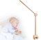 Mobile Halterung Holz für Babybett, Mobile Halterung Einstellbar für Kinderzimmer-Dekoration, Mobile Halter Gestell Stange für Aufhängung Windspiele Bettglocke Spielzeuge DIY Deko-Artikel