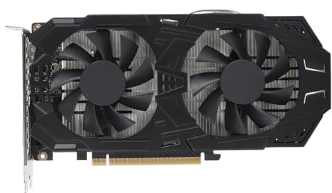 Sxhlseller Carte Graphique Gaming GTX 1060 Super 5 Go, Carte Graphique de Jeu pour Ordinateur GDDR5 192 Bits à Double Ventilateur, Carte Graphique D'ordinateur de Bureau pour Le Travail et