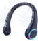GULAKI Portable Neck Fan, Personal Fan with 4000mAh Battery, Rechargeable Neck Fan with 3 Speeds and 64 Cool Lights, Birthday Gifts for Men Women Mom Dad, Hands Free Cooling fan for Summer(Navy Blue)