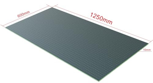 AICA 1250x600x10mm Tablero de respaldo de azulejos de XPS, Tablero de aislamiento impermeable, Panel de construcción