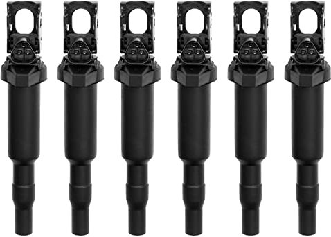 Zündspule 6 Teile/Satz, für BMW E46 E60 E85 E90 Zündspulen mit Zündkerzenstecker Neueste 12138657273