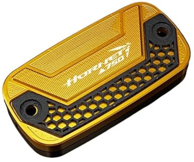PEIWUparts Motorrad Vorderradbremsflüssigkeitsbehälter Abdeckung Motoröl Einfülldeckel Für Honda CB750 CB 750 Hornet 750 2023-2024(Farbe:Gold)