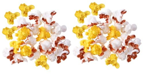 VICASKY 100pcs Popcorn Game Accessory Popcorn Model Fake Prop Miniature Decor Stylish Photo Prop
