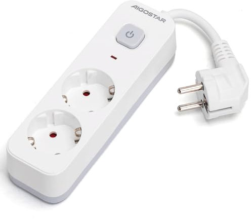 Base Multiple à 2 Prises (avec Interrupteur)