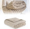 Hengrongshen Kuscheldecke Khaki, Kuscheldecke Flauschig 150x200 cm, Weiche Warme Grobe Korddecke, Bettüberwurf Decke und Sofadecke für Bett, Sofa, Schlafzimmer, Büro