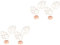 Garneck 4 Stück Notizordner Bildhalter Mit Clips Memo Clip Multifunktions Foto Clip Platznamenhalter Bildhalter Für Tische Mini Büroklammern Mini Tisch Edelstahl Roségold
