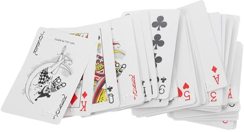 TOYANDONA Braille-Spielkarten Für Blinde Erwachsene Und Kinder Für Behinderte Zum Erlernen Der Blindenschrift Und Zum Genießen Von Poker-Braille-Spielen