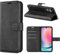 Kezaizhe Klapphülle für Samsung Galaxy A16 5G A166B 4G A165F Hüllen PU Leder Wallet Schutzhülle Schutz Mobiltelefon Flip Back Cover Tasche Handy Zubehör (Schwarz)