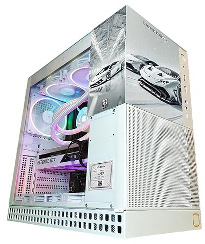 Limited Edition ™ Desktop Gaming PC - New Season Ultra Rare Collection - CPU Ryzen - 32GB DDR5 6000MHz RAM - SSD NVME GEN 4 de 1TB - WiFi 6E (Velocity W, CPU 7600X - RTX 4060 8GB)