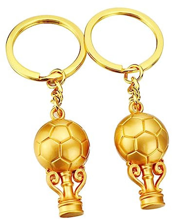 BESPORTBLE Tragbarer Schlüsselanhänger Dekorativer Schlüsselanhänger Fußball-cup-sportschlüssel Für Fans