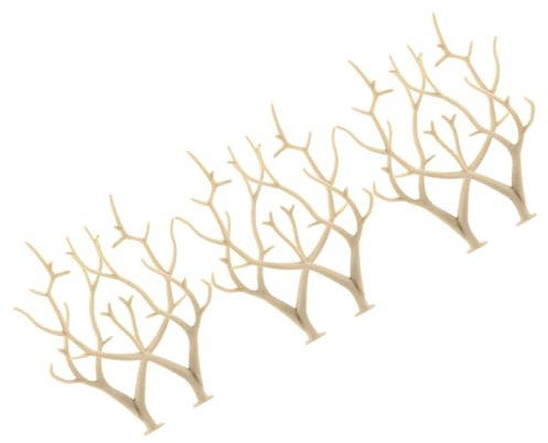 OATIPHO 6stücke Künstliche Äste Antler- Beige Plastikzweige Für Weihnachtsdekoration Festlichkeiten Und Heimdeko Für Partys Und Hotels