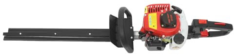 22.5CC Profi Benzin Heckenschere 1,25PS Motorheckenschere Hecken Gartenschere 2-Takt, Doppelseitige Manganstahlklinge,Geräuscharmer & Leicht zu tragen
