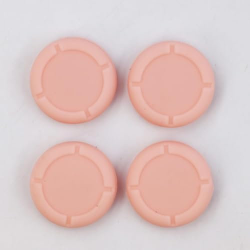 4 tapas de repuesto para joystick analógico para Nintendo Switch & Switch OLED y Switch Lite Controller Joystick Caps Analog Cap Thumbsticks Protector (rosa claro)