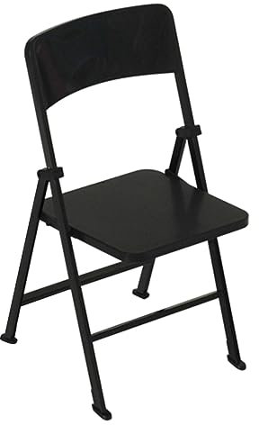 Toddmomy Faltbare Miniaturstuhl Für Schwarze Mini Möbel Als Tischstuhl Oder Dekoration Für Miniaturhäuser Langlebig Hochwertigem Gefertigt