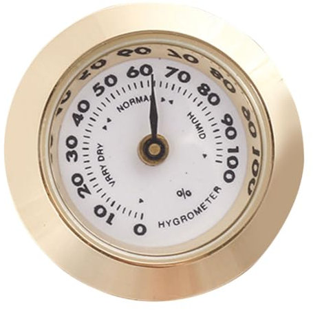 Mipcase Mechanical Hygrometer for Box Humidor Accurate Analog Humidity Measurement Portable Design for Accessories Stylish and Convenient Use