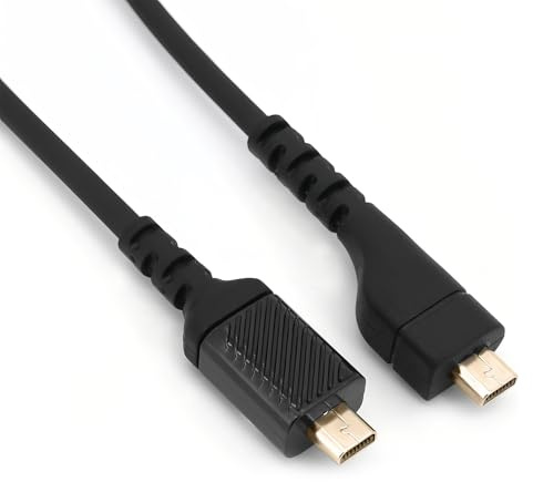 Azonelife Ersatz-Headset-Soundkabel Kompatibel mit SteelSeries Arctis 3 5 7 Pro, Audiokabel mit Soundkarte, 150 cm Verlängerungskabel für Gaming-Kopfhörer, Zubehör für SteelSeries, Schwarz