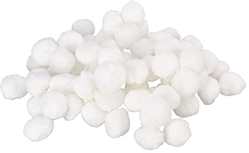 WZSASE Poolbälle 700g |Wiederverwendbare Faserbälle für Poolpumpe/Spa/Aquarium |Verlängert die Lebensdauer und reduziert den Wartungsaufwand |Wildwassermedien