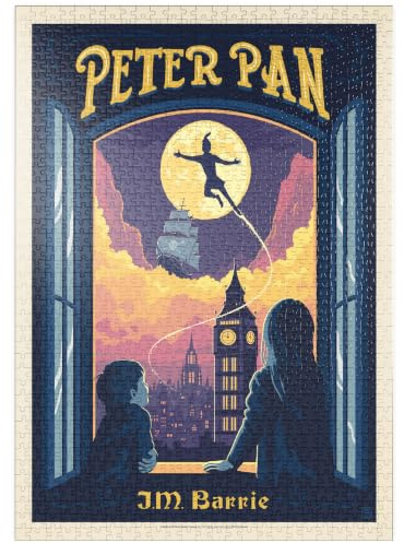 MyPuzzle Peter Pan: J.M. Barrie - Premium 1000 Teile Puzzle - MyPuzzle Sonderkollektion von Anderson Design Group