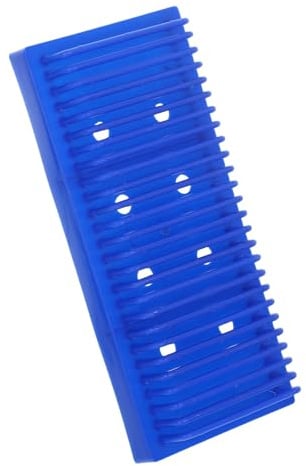 RUNROTOO Microscope Slide Drying Rack Plastic Sample Slide Holder for Indoor Lab Use with Innovative Drainage System and Multi Storage Levels for Quick Drying