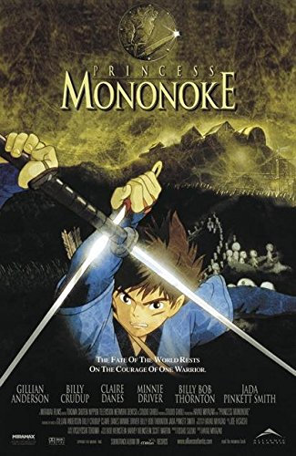 Close Up Princess Mononoke Poster (68,5cm x 101,5cm)