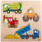 Goki 57901 - Einlegepuzzle - Baufahrzeuge