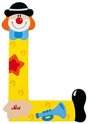 Trudi 81748 - Buchstabe Clown L, farblich sortiert.