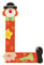Trudi 81748 - Buchstabe Clown L, farblich sortiert.