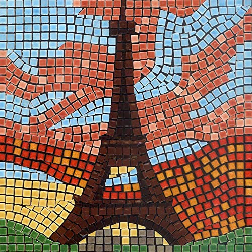 kit mosaico DIY manualidades, 20x20cm Torre Eiffel
