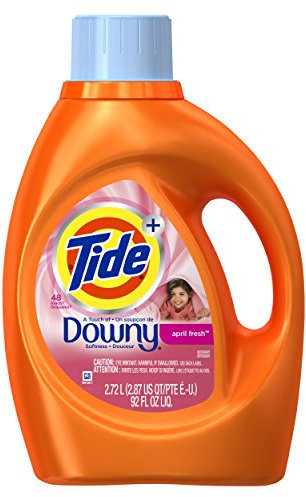 Tide Plus a touch of Downy Liquid Laundry Detergent - 92 oz - April Fresh - 2 pk by Tide