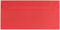 100 farbige Briefumschläge / Din lang / Farbe: rot