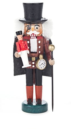 Nussknacker Figur Bergmann von DREGENO SEIFFEN 14 cm – Original erzgebirgische Handarbeit, stimmungsvolle Weihnachts-Dekoration