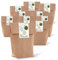 Logbuch-Verlag 25 Naturtüten Weihnachten für Geschenk 14 x 22 x 5,6 cm Verpackung Beutel Kunden Mitarbeiter Kollegen